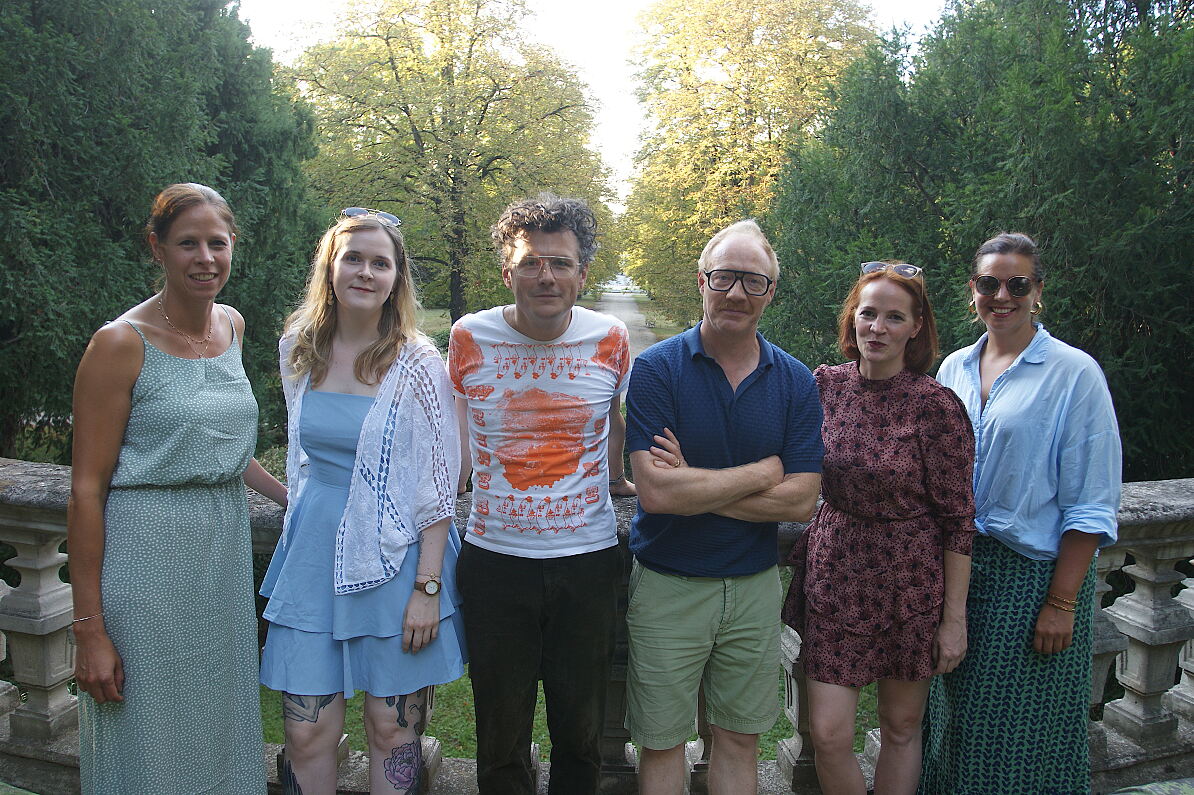 Julia Binder, Stefanie Krammer, Manuel Rubey, Simon Schwarz, Anna Watson und Christine Kainz (v.l.)